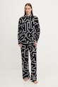 Dkny piżama tkanina czarny YI90100