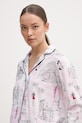 DKNY piżama damska z bawełną YI90108 biały