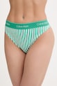 Calvin Klein Brazilske kopalne hlačke ženske zelena LV00Q61131
