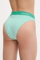 Oblačila Calvin Klein Brazilske kopalne hlačke ženske LV00Q61131 zelena