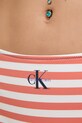 Calvin Klein plavkové kalhotky dámské oranžová LV00Q61147
