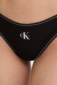 Calvin Klein plavkové tangá nohavičky dámske čierna LV00Q61226
