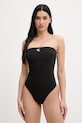 Calvin Klein Ολόσωμο μαγιό γυναικείο μαύρο LV00Q61108
