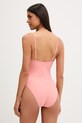 Calvin Klein strój kąpielowy jednoczęściowy damski LV00Q61217 pomarańczowy SS26