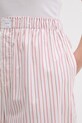 Calvin Klein Underwear долнище на пижама дамско памучно бял LV00QS7597