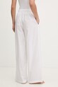 Odzież Calvin Klein Underwear spodnie piżamowe damskie bawełniane LV00QS7597 biały