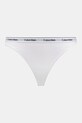 Oblečenie Calvin Klein Underwear tangá dámske bavlnené s elastanom 3-pak LV00QD5209 biela