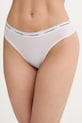 Calvin Klein Underwear brazilky dámske bavlnené s elastanom fialová LV00QD5246