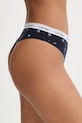 Calvin Klein Underwear brazilske hlačke ženske iz bombaža z elastanom LV00QD5246 mornarsko modra SS26