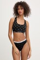 Calvin Klein Underwear γυναικεία Μπραζίλ από βαμβάκι με ελαστάν LV00QD5246 μαύρο SS26