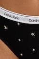 Calvin Klein Underwear brasiliane da donna in cotone con elastan nero LV00QD5246