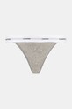 Calvin Klein Underwear gaćice za žene od pamuka s elastanom 3-pack siva LV00QD5309