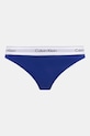 Îmbrăcăminte Calvin Klein Underwear tanga pentru femei pachet de 2 LV00QF8834 albastru
