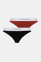 Calvin Klein Underwear στρινγκ γυναικεία 2-pack μαύρο LV00QF8834