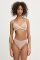 Calvin Klein Underwear tanga dámská LV00QF8587 béžová SS26