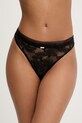 Calvin Klein Underwear stringi damskie koronkowe czarny LV00QF8631