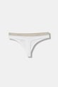 Calvin Klein Underwear brazilke za žene od pamuka s elastanom LV00QF8771 bijela SS26
