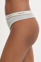 Calvin Klein Underwear brazyliany damskie bawełniane z elastanem LV00QF8771 szary SS26