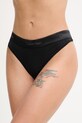 Calvin Klein Underwear chiloți g-string pentru femei. din bumbac negru LV00QF8826
