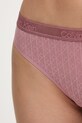 Calvin Klein Underwear tanga dámské růžová LV00QF8873
