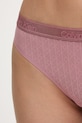 Calvin Klein Underwear tanga dámské růžová LV00QF8873