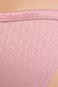 Calvin Klein Underwear klasične hlačke ženske roza LV00QF8874