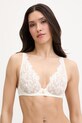 Twinset grudnjak s trokutastim košaricama s čipkom bež 261LL6C55