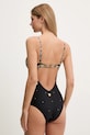 Twinset jednoczęściowy strój kąpielowy 261LBMQ00 czarny SS26