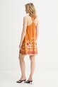 Odzież Twinset sukienka plażowa damska 261LB2KBB pomarańczowy