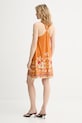 Odzież Twinset sukienka plażowa damska 261LB2KBB pomarańczowy