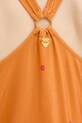 Twinset sukienka plażowa damska 261LB2KBB pomarańczowy