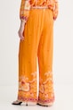 Odzież Twinset spodnie plażowe damskie 261LB2LDD pomarańczowy