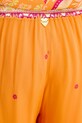 Twinset spodnie plażowe damskie pomarańczowy 261LB2LDD