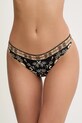 Twinset figi kąpielowe dół czarny 261LBMQ77