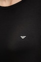 Emporio Armani Underwear піжамна футболка жіноча з віскозою EW002965.AF19024 чорний