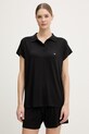 Emporio Armani Underwear piżama damska z wiskozy EW002964.AF19024 czarny SS26
