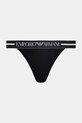 Emporio Armani Underwear stringi 2-pack EW000405.AF19023 czarny SS26