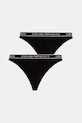 Emporio Armani Underwear κιλότες Γυναικείες 2-pack μαύρο EW000403.AF19026
