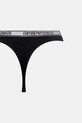 Oblečenie Emporio Armani Underwear tangá dámske 2-pak EW000402.AF19028 čierna