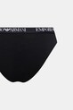 Odzież Emporio Armani Underwear figi damskie z bawełną 2-pack EW000403.AF13033 czarny