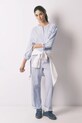 women'secret piżama bawełniana 3703221 niebieski SS26