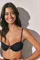 women'secret biustonosz kąpielowy lekko usztywniana czarny 6483739