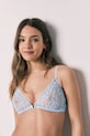 women'secret biustonosz koronka niebieski 3543175