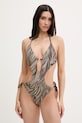 Guess слитный купальник женский ZOE коричневый E6GJ22.KF450