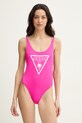 Guess jednoczęściowy strój kąpielowy VIOLET miękka różowy E6GJ43.KF442