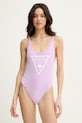 Jednodielne plavky Guess VIOLET bez kostíc fialová E6GJ43.KF442