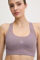 adidas by Stella McCartney biustonosz sportowy fioletowy JY8133