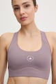 adidas by Stella McCartney biustonosz sportowy fioletowy JY8133