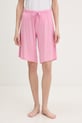 United Colors of Benetton szorty piżamowe damskie z modalu różowy 36MX3900X