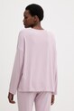 Oblačila United Colors of Benetton zgornji del pižame z dolgimi rokavi ženski z modalom 36MX3M08E vijolična